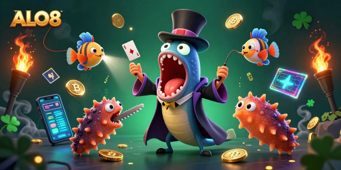 Engage with ALO8’s thrilling online games in a vibrant, dynamic 3D illustration.