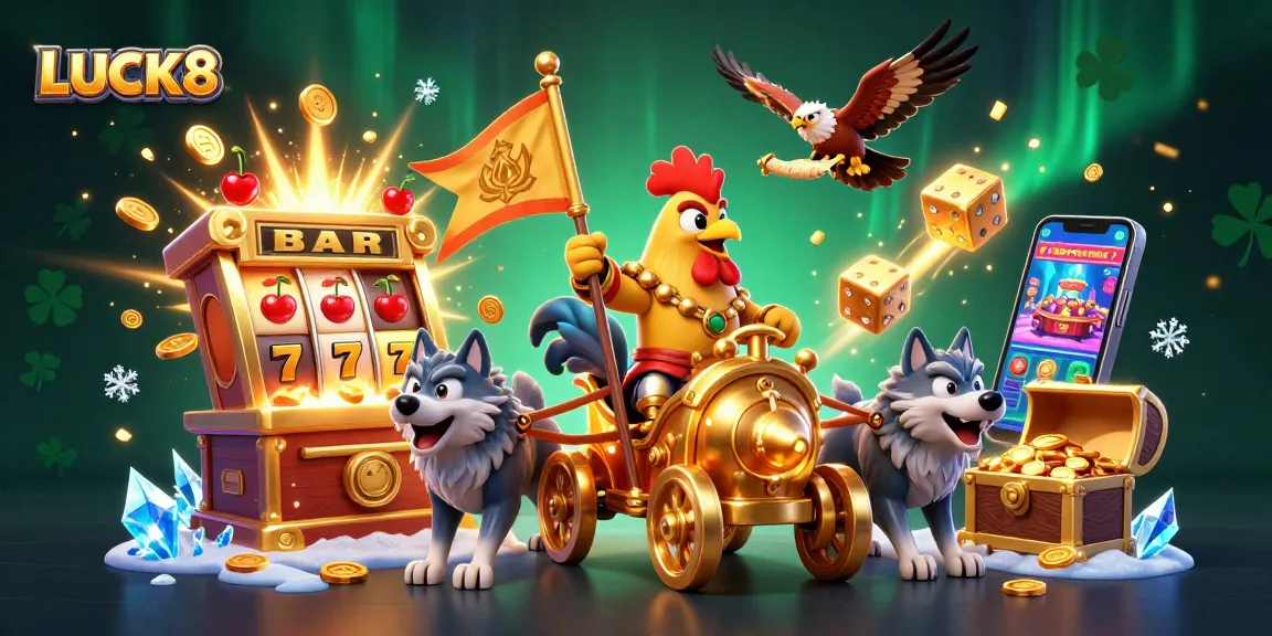 Bet big with LUCK8's dynamic casino scene featuring joyful winnings and excitement.