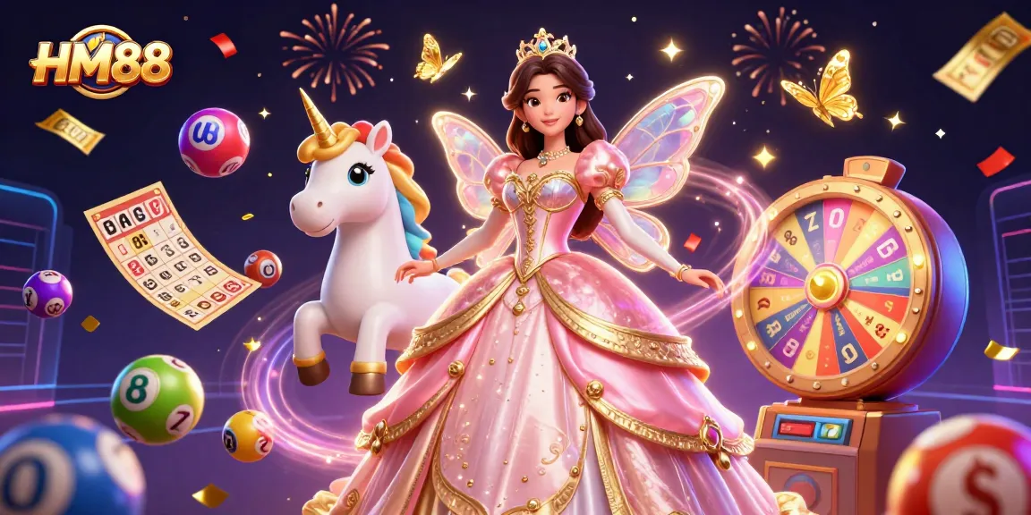 Experience the excitement of HM88 with festive characters and dynamic casino elements