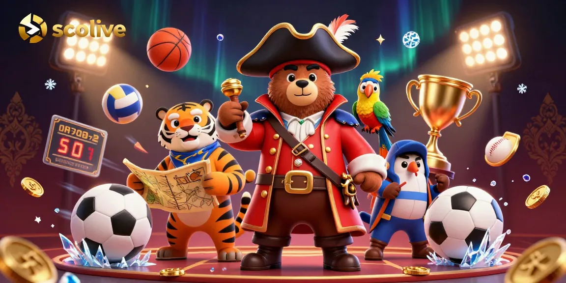 Experience thrilling sports betting action with socolive's dynamic pirate scene filled with excitement.