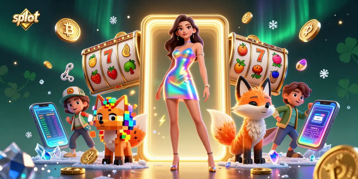 Experience engaging slot gameplay with eye-catching characters and vibrant casino elements.