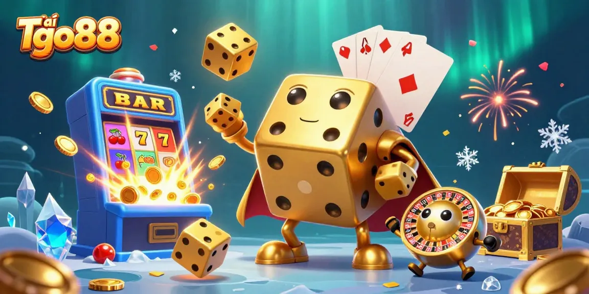 Experience the thrill of Tải go88 with dynamic gaming characters surrounded by casino elements, showcasing excitement and winning potential.