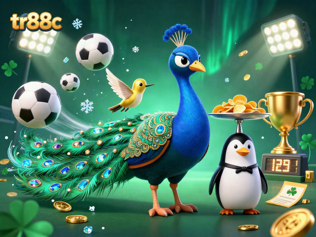 Bet on tr88c with style in this vibrant casino-themed illustration showcasing top gaming elements.