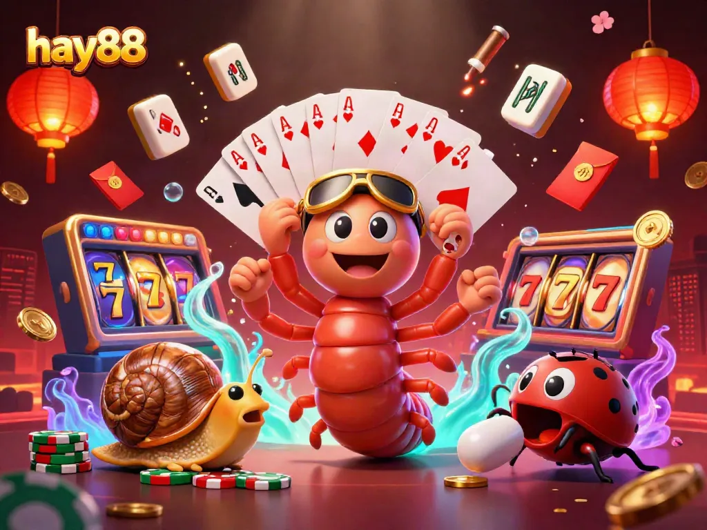 Experience the excitement of hay88 with vibrant 3D casino elements and engaging characters.