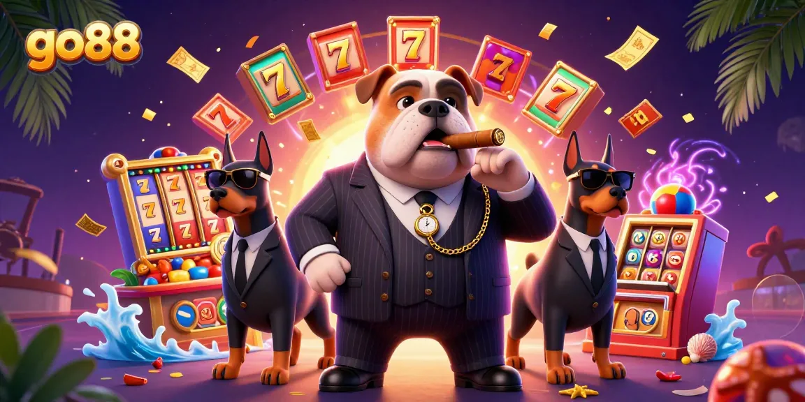 Experience thrilling gameplay at go88 with vibrant slot reels and dynamic casino elements.