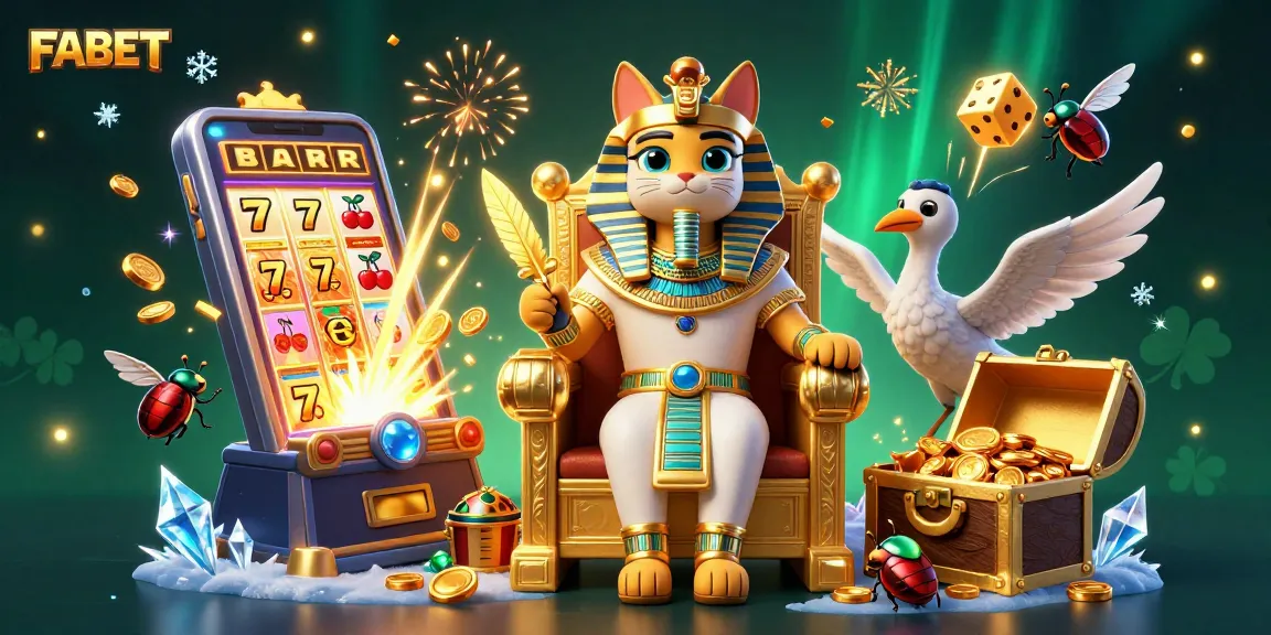Experience the excitement of FABET with a dazzling 3D casino scene full of rewards and action.
