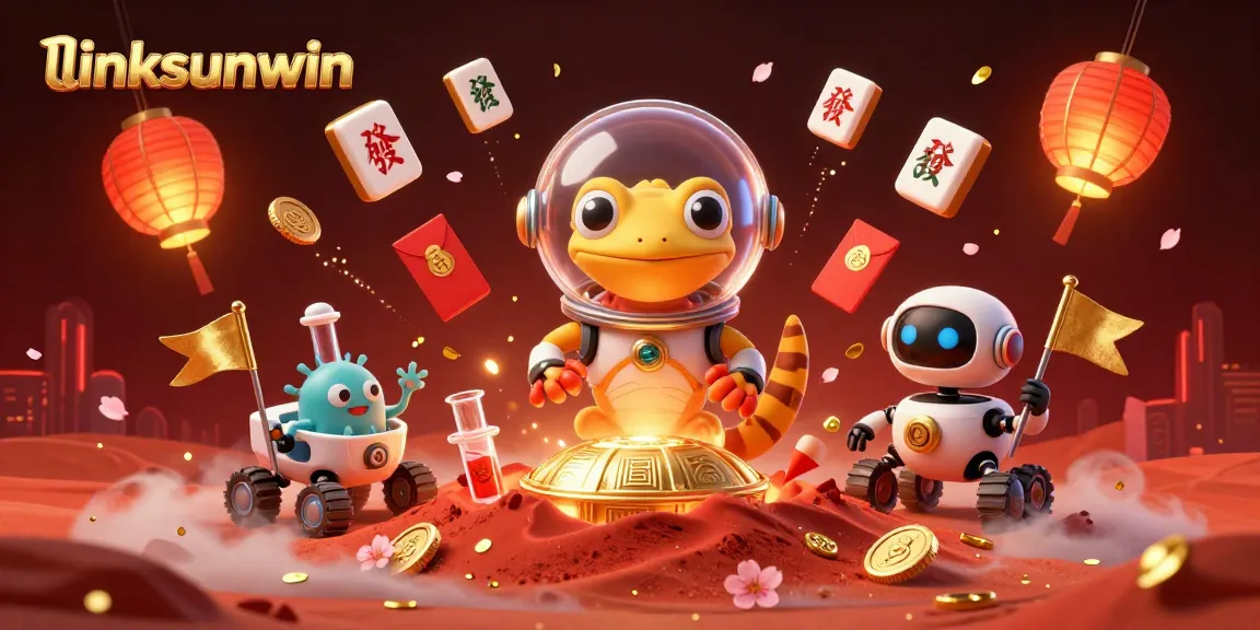 Experience the thrill of linksunwin as a Martian gecko discovers a golden casino on Mars.
