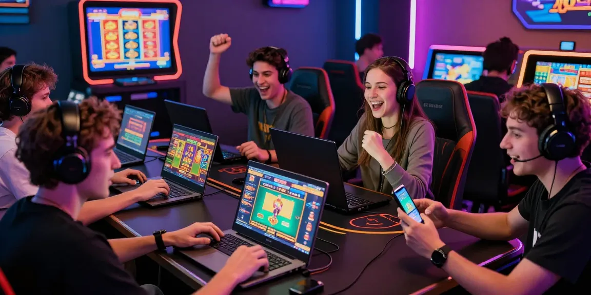 HELLO88 players enjoying a diverse gaming experience in a vibrant online entertainment setting.