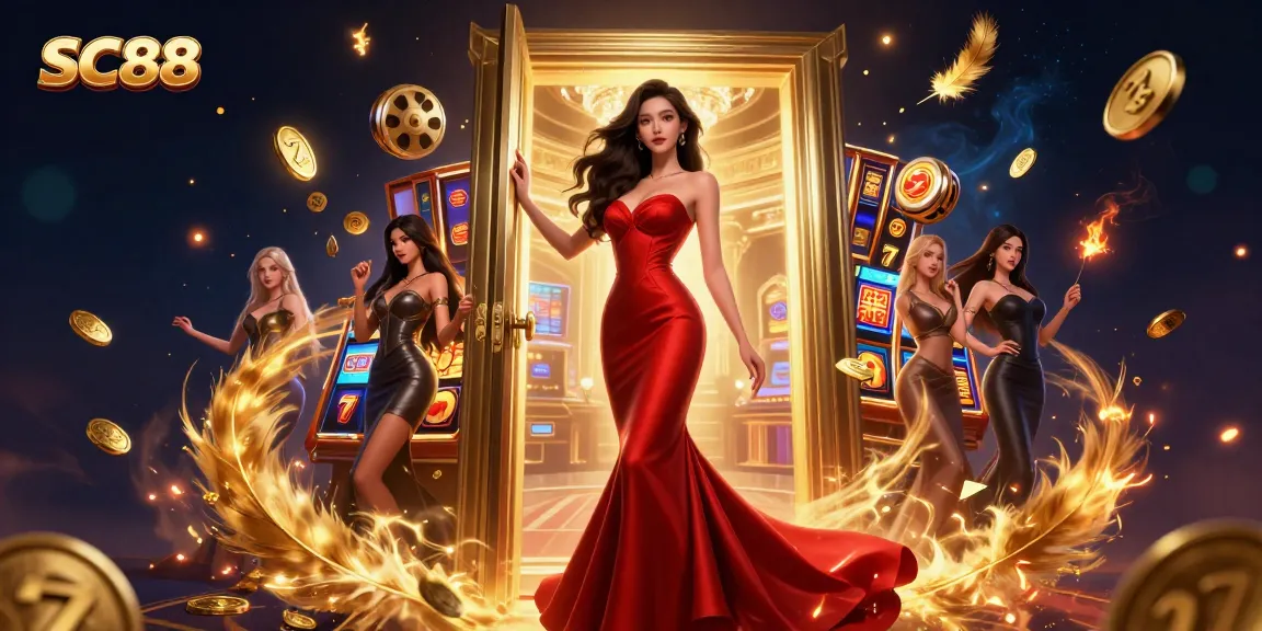 Experience SC88, the exciting world of online slots in a vibrant VIP casino setting.