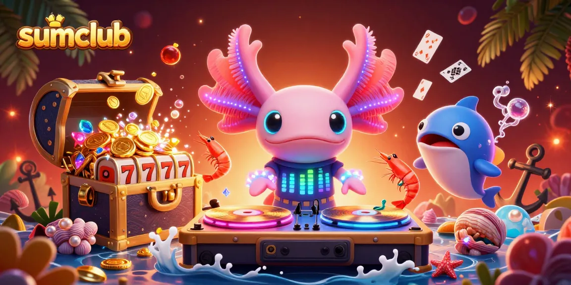 Engage with sumclub's vibrant gaming experience featuring a lively ocean-themed casino.