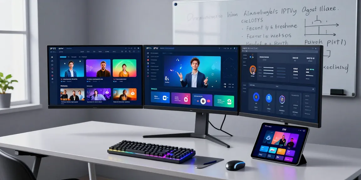 An innovative IPTV panel showcasing advanced user-friendly analytics for effective streaming service management, highlighting features like user metrics and cloud integration.