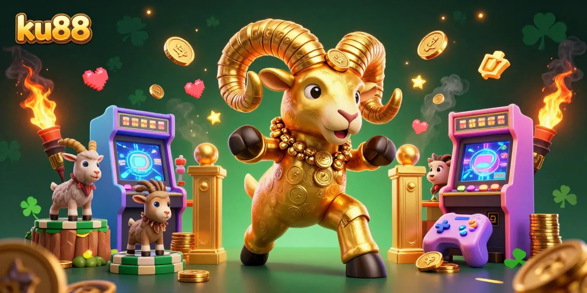 Experience thrilling wins with ku88 in a vibrant, animated casino scene full of excitement.