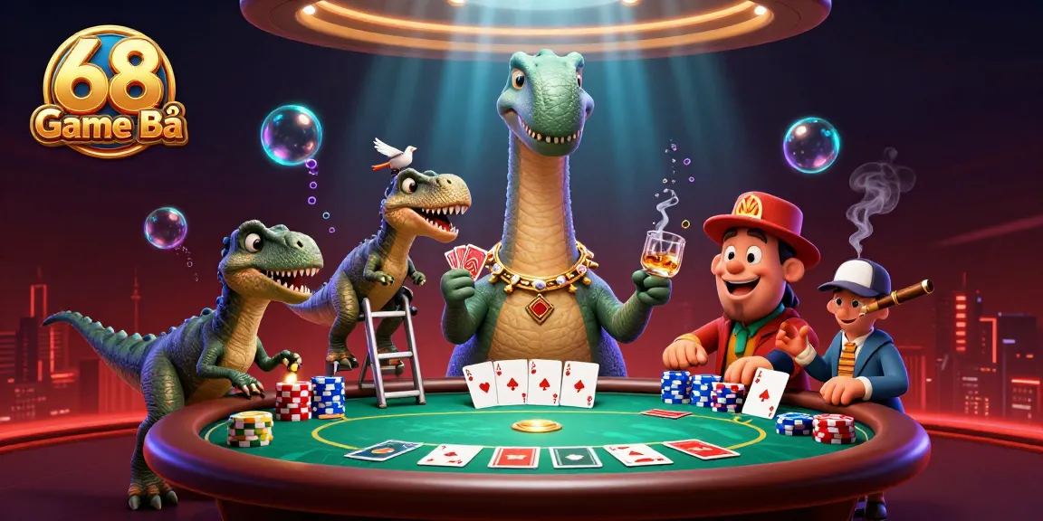 Experience thrilling gameplay with 68 Game Bài through a vibrant casino scene.