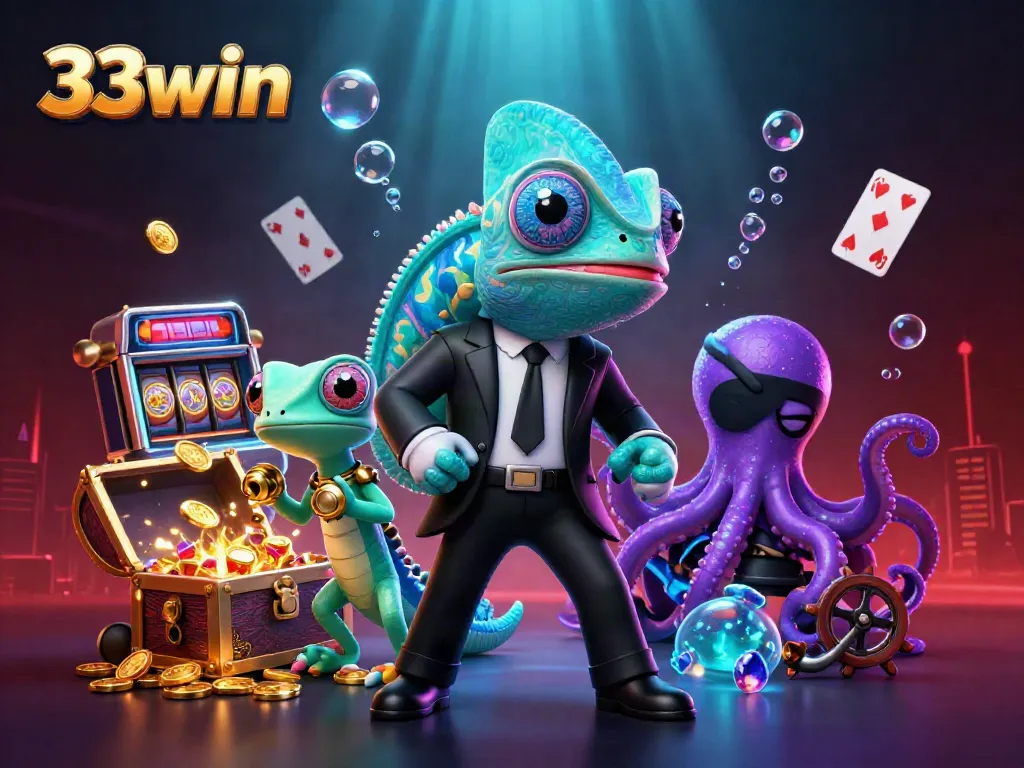 Win big with 33win in this vibrant casino atmosphere featuring thrilling game action.