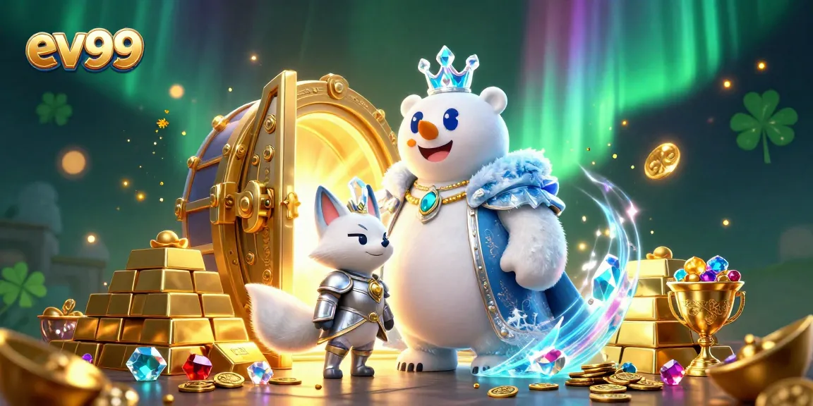 Engage with ev99 and experience the vibrant 3D casino fantasy featuring treasures and animated characters.