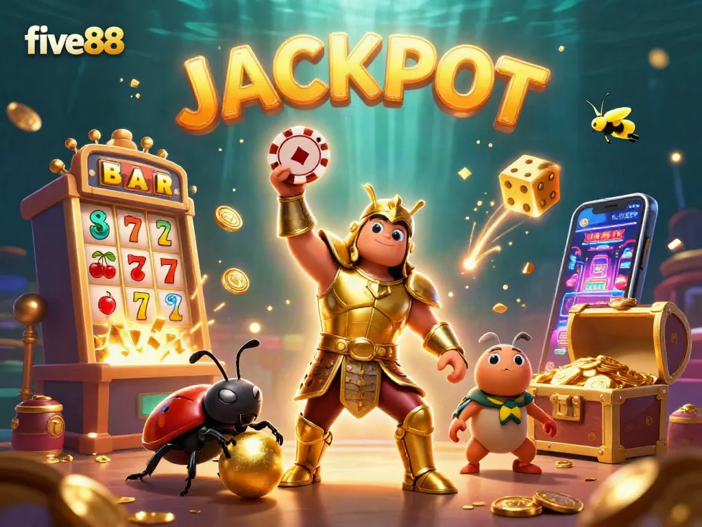five88 offers captivating casino experiences with a magical jackpot atmosphere and vibrant gaming elements.