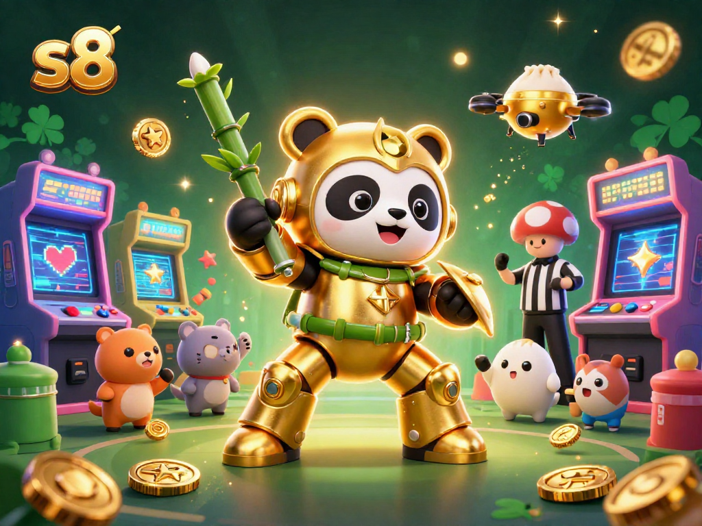 S8 casino engaging games with vibrant characters in a lively arena packed with dynamic visuals.