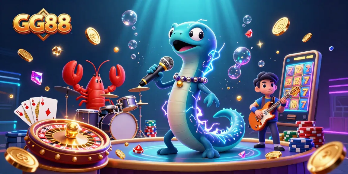 Engage with GG88's vivid underwater casino atmosphere featuring electrifying characters and dynamic jackpots.