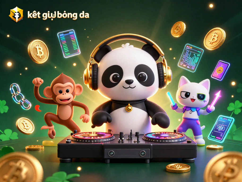 Experience real-time kết quả bóng đá with vibrant casino-themed characters in a dynamic setting.