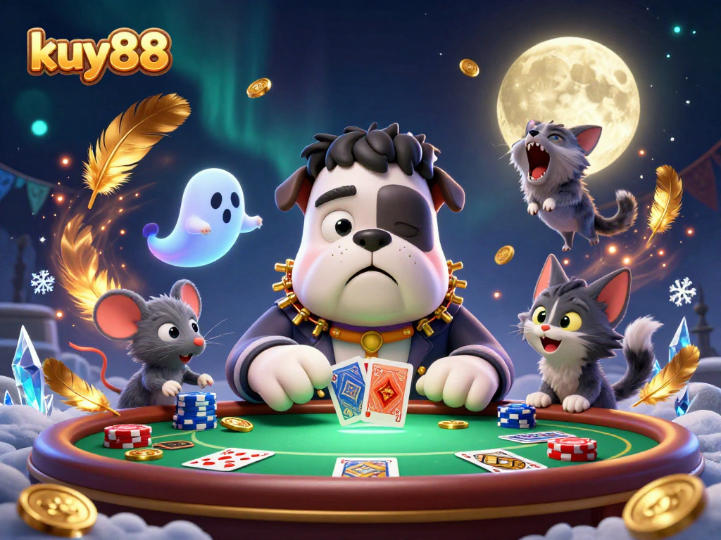Engage with exciting poker games at kuy88 featuring lively characters and dynamic elements.