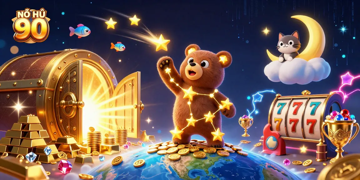 Engage with endless fun at NỔ HŨ 90 and scoop up treasures from vibrant jackpot slots!