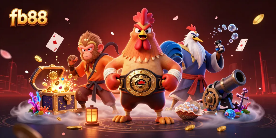 Experience thrilling games at fb88 with vibrant characters and dynamic elements from the casino world.