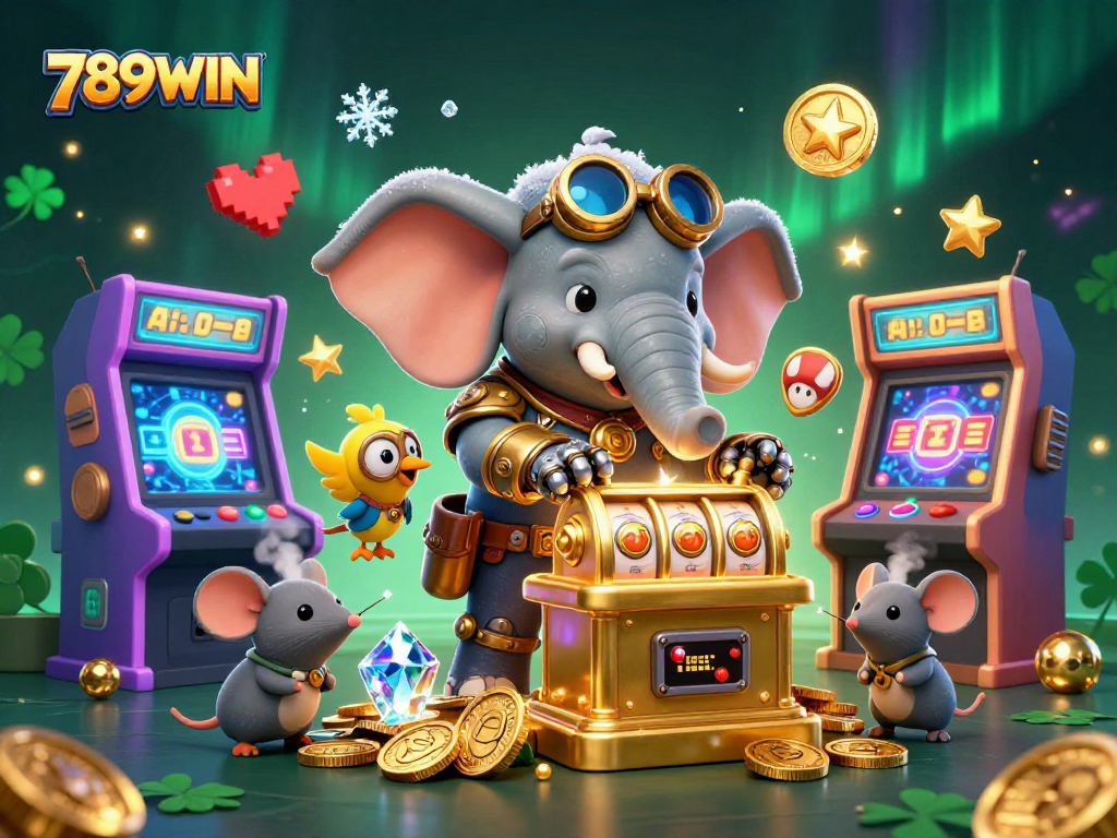 Experience thrilling slots at 789WIN with vibrant games and a fun steampunk theme.