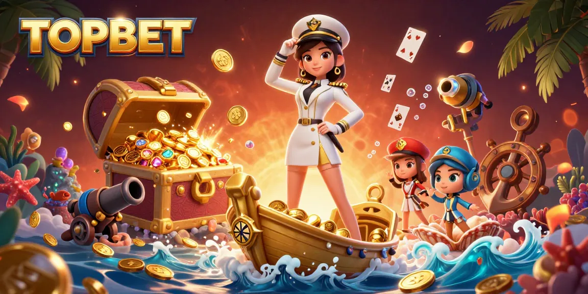 Engage with TOPBET's thrilling gaming experience featuring a stunning 3D illustration.