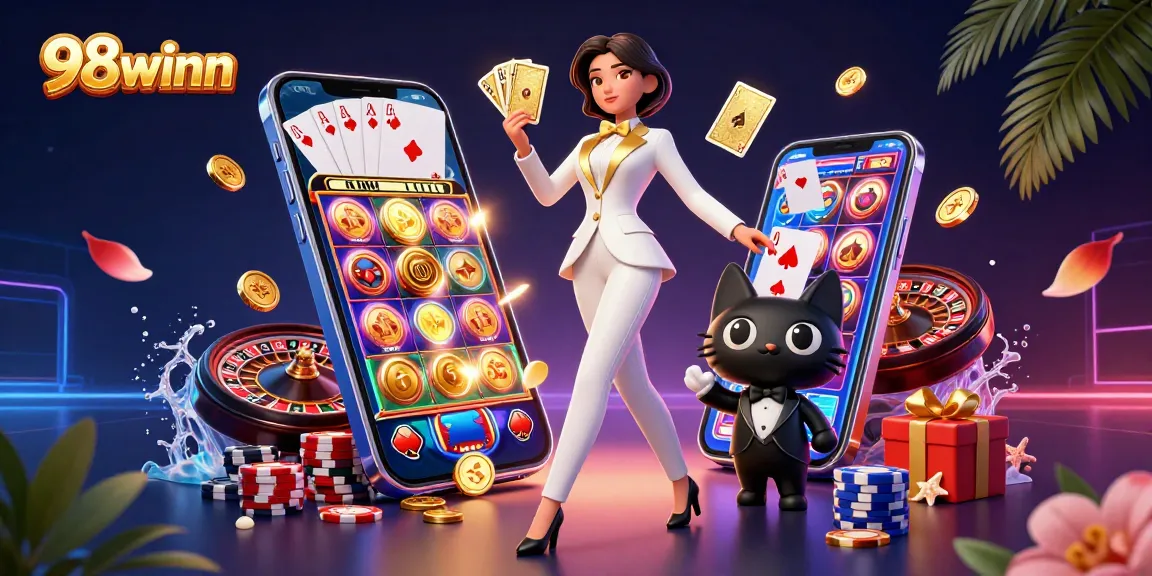 Engage with 98winn's thrilling online casino experience featuring dynamic gaming elements.