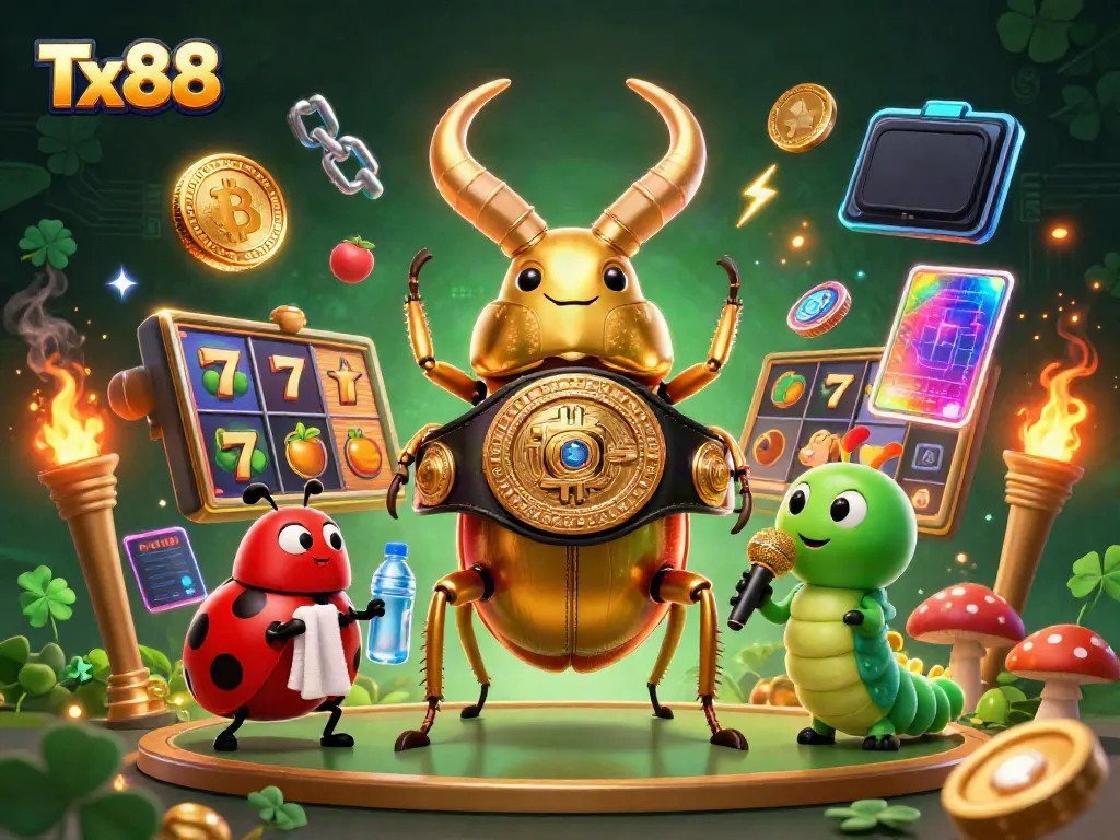 Engage in thrilling gameplay at Tx88 with a vibrant casino scene showcasing dynamic characters and gambling elements.