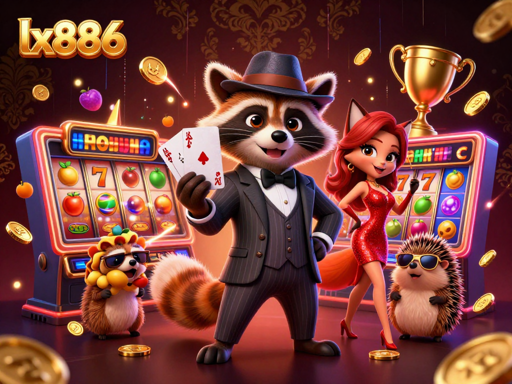 Experience exciting wins and thrilling gameplay at lx886 with vibrant slot reels and charismatic characters.