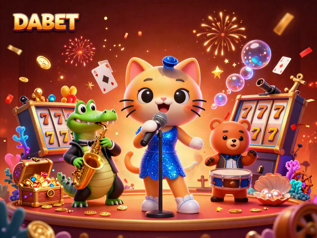 DABET makes a splash with vibrant casino entertainment featuring lively characters and rich game elements.