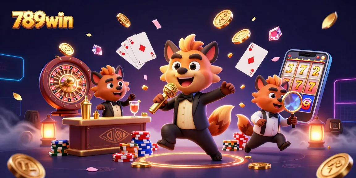 Join the fun at 789win with thrilling casino action in an impressive 3D hyena scene!