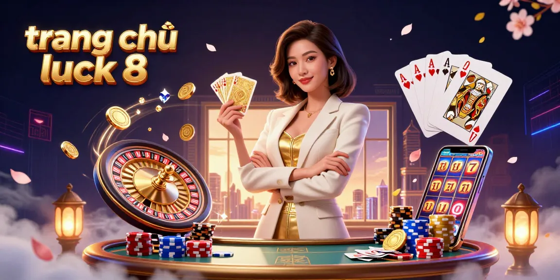 Experience the dynamic world of gambling with the photorealistic portrayal of trang chủ luck 8, featuring poker elements and engaging visuals.