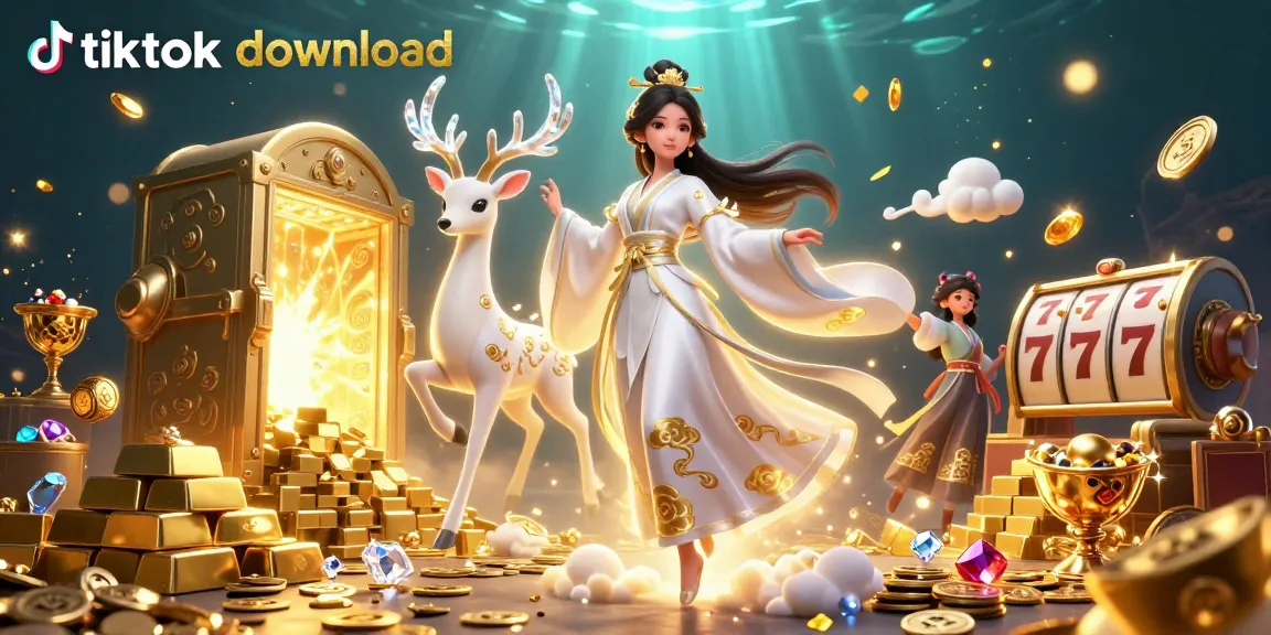 Experience tiktok download magic with vibrant casino elements, rich details in a stunning 3D scene.
