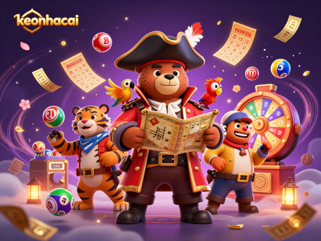 Experience thrilling moments with keonhacai lottery magic, featuring dynamic characters and vibrant game elements.