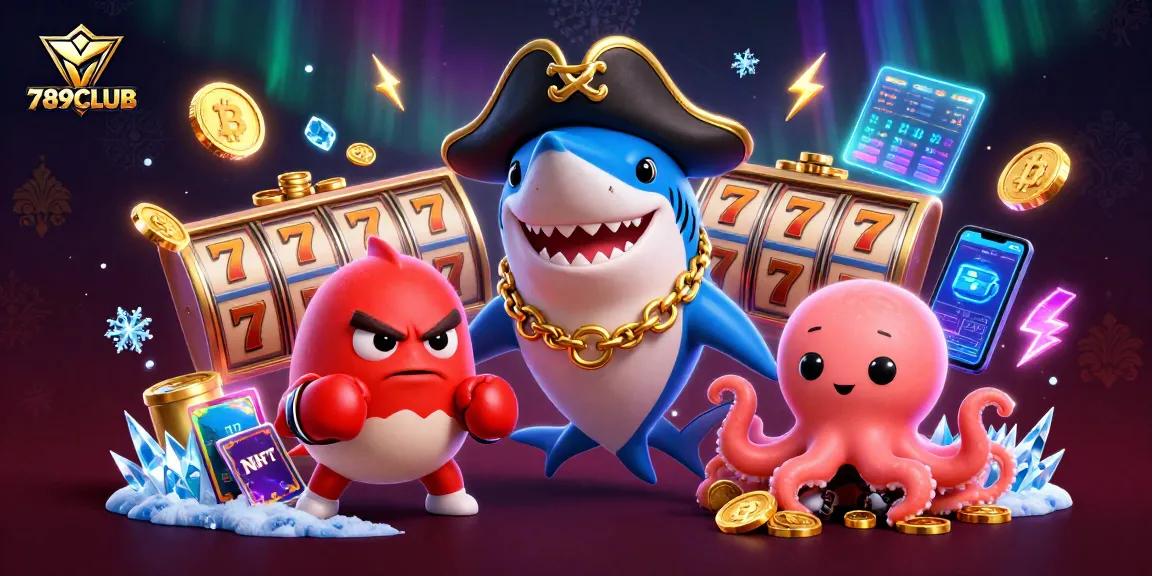 Engage with thrilling 789CLUB gaming featuring vibrant characters and dynamic slot elements.