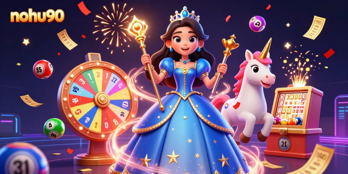 Experience winning excitement with nohu90 and vibrant gaming elements in a magical celebration.