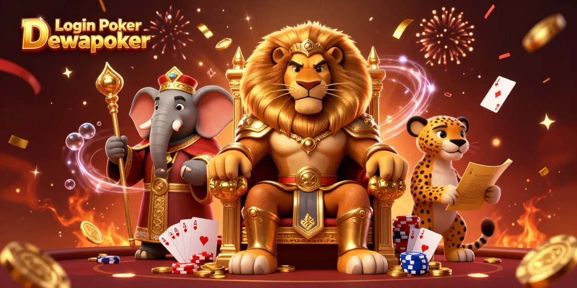 Play poker with vibrant visuals in Login Poker Dewapoker's captivating casino scene.