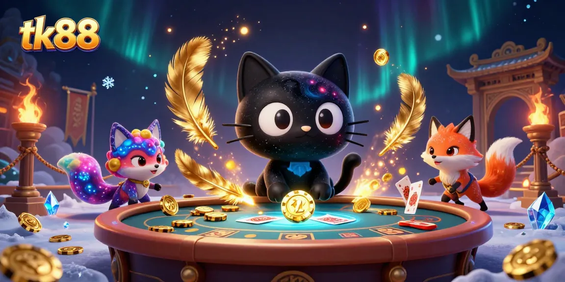 Engage with thrilling tk88 casino games featuring the captivating black hole cat and nebula fox.
