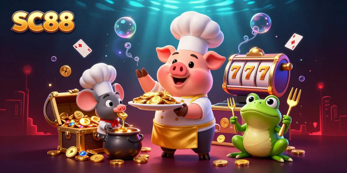Experience thrilling jackpots and games in this SC88 casino adventure with vibrant characters.