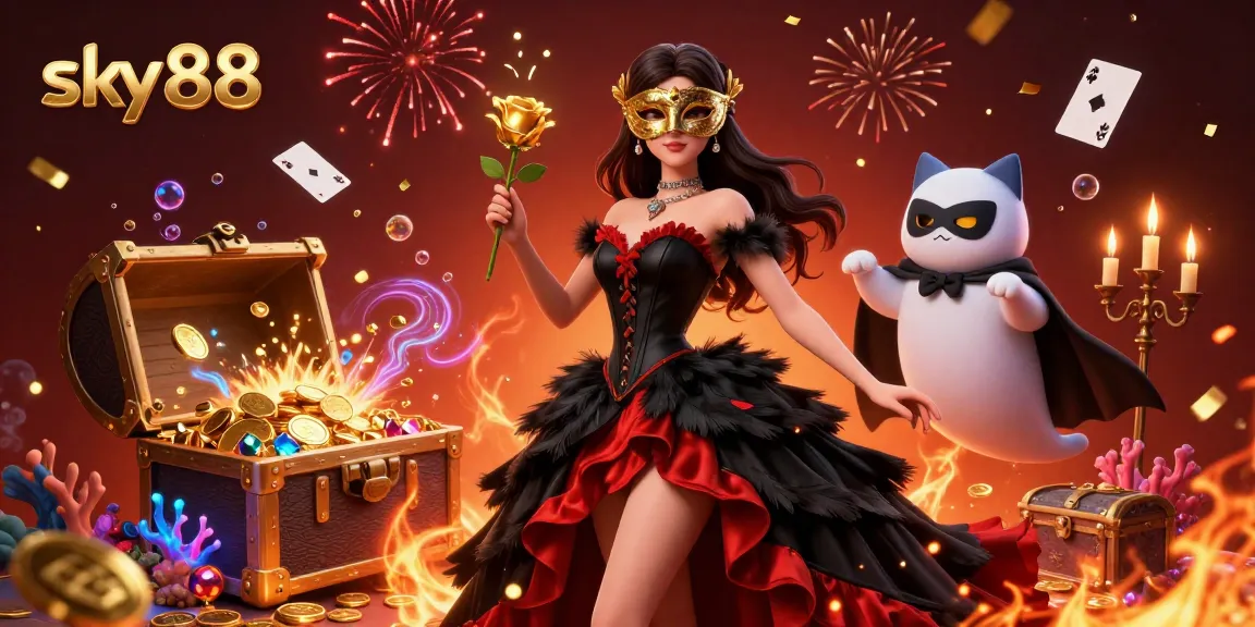 Experience exciting wins at sky88 with a stunning casino theme, vibrant elements, and a captivating atmosphere.