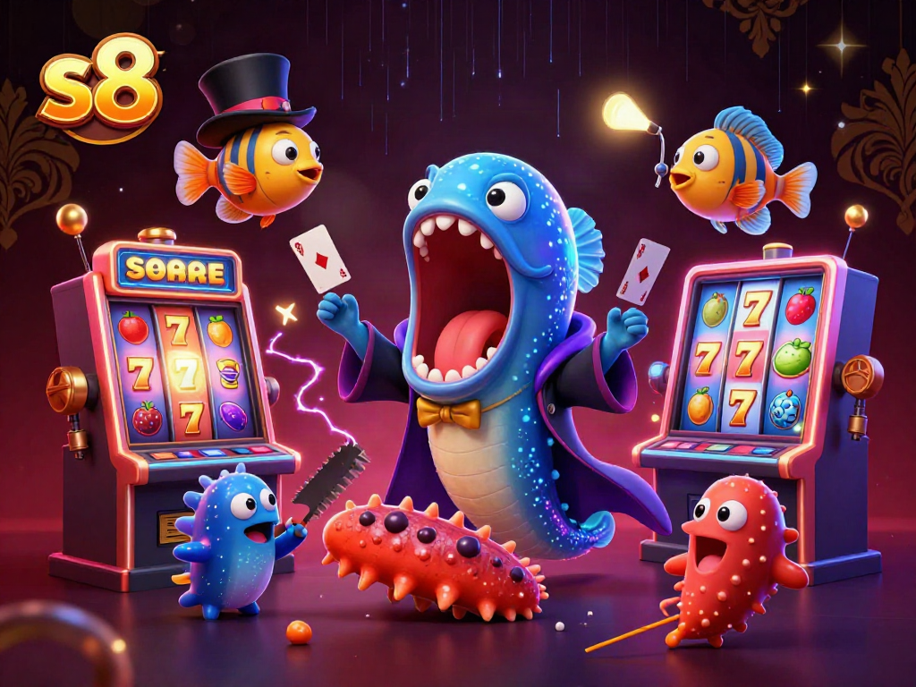 Engage with the thrilling s8 slots experience as magical sea creatures perform enchanting tricks.
