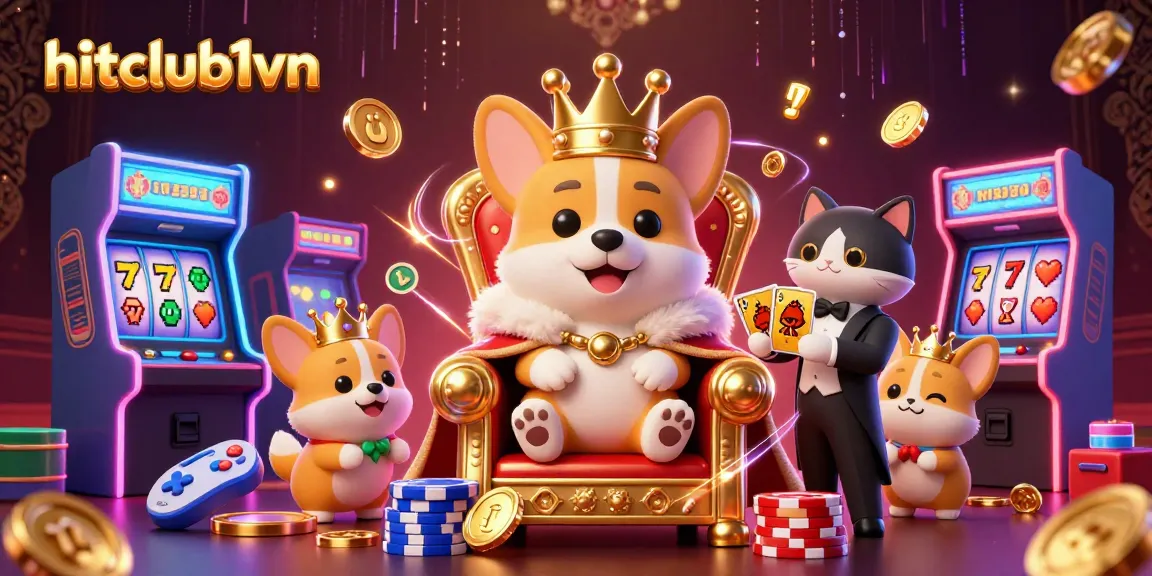 Capture the thrill of gaming at hitclub1vn with vibrant 3D royalty and arcade fun