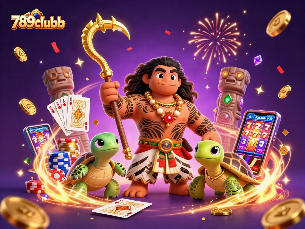Win big at 789clubb with dynamic slots and vibrant casino illustrations featuring exciting gameplay.