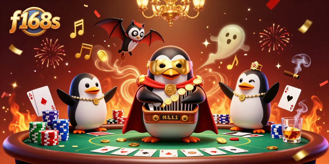Experience thrilling gameplay at f168s with a vibrant casino scene filled with characters and poker excitement.