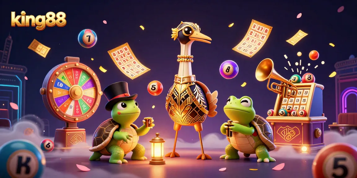 Experience king88's vibrant casino world with interactive characters and dynamic gambling elements.