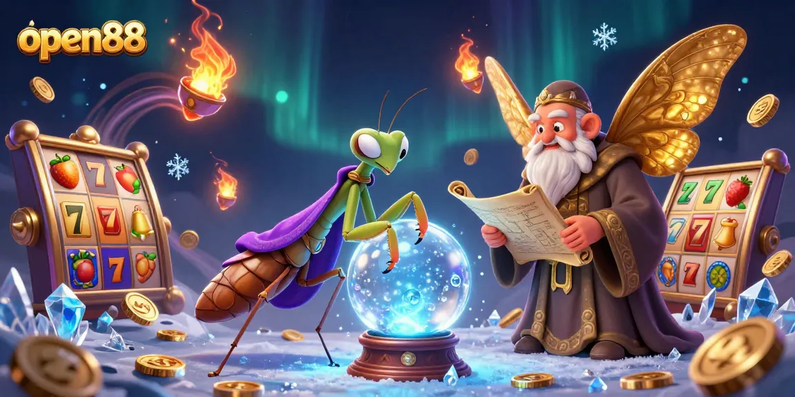 Experience the excitement at open88 with dynamic slot game elements and enchanting characters in a vivid celebration of gaming.