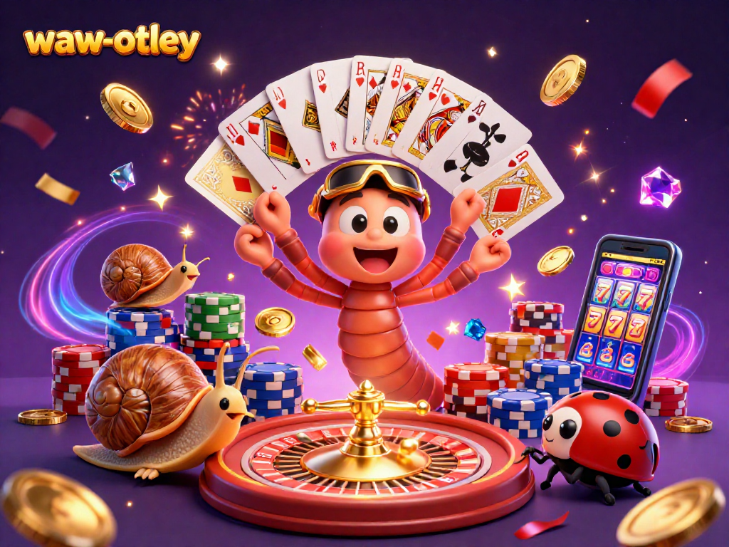 Engage with waw-otley and experience vibrant casino excitement illustrated in 3D.