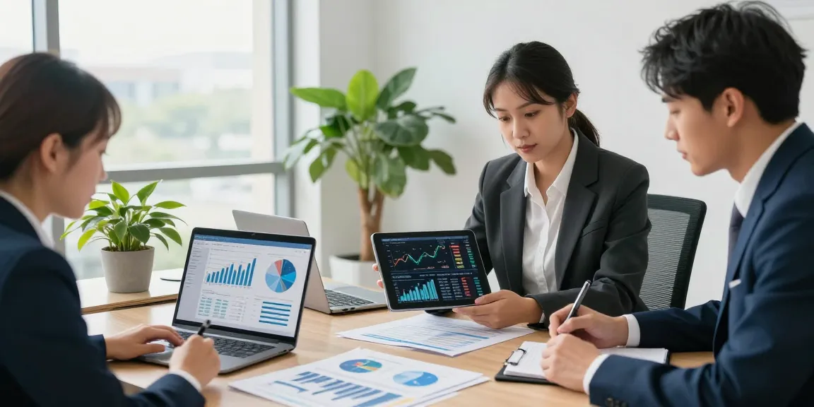 Collaboration at https://aisa.org.uk with a diverse financial advising team in a modern office.